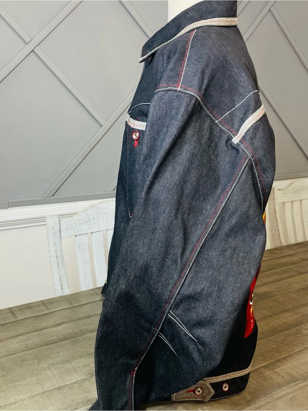 VTG Platinum FUBU Fat Albert Denim Jacket Gonna Be A Good Day Y2K Men’s XXXL